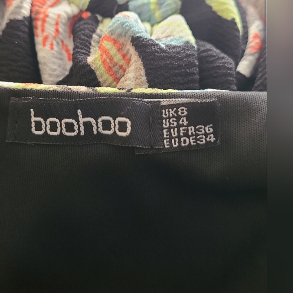 BOOHOO FIONA FLORAL CAMI WRAP JUMPSUIT - Picture 5 of 5
